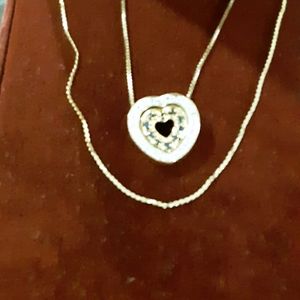 Diamond heart necklace